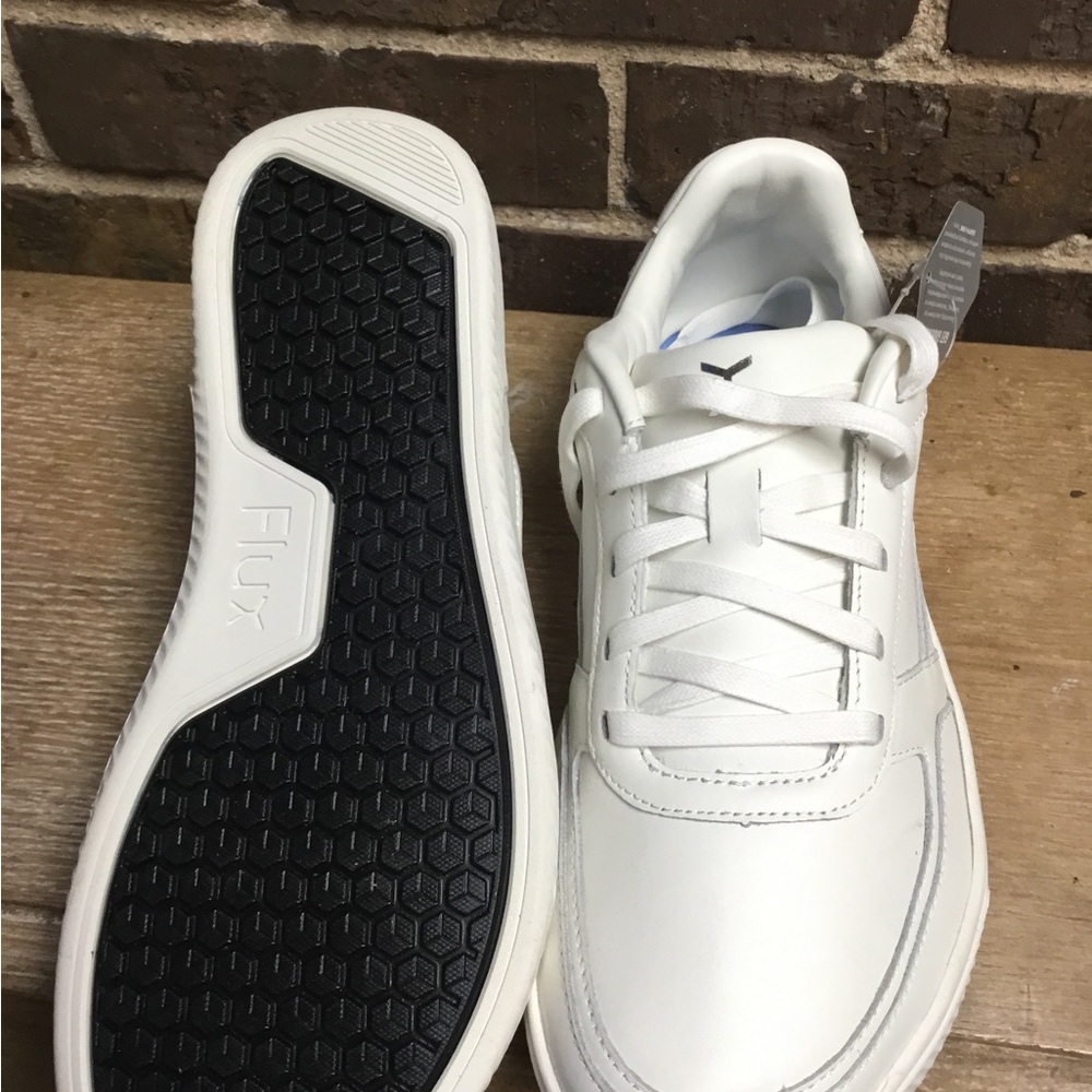 White Low-Top Leather Sneakers woman’s - Picture 12 of 14
